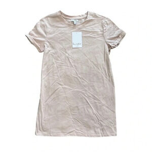 Love Fire Girls Casual Pink Mini Tshirt Dress M L XL